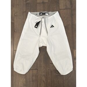 NWT Adidas Sample Men's Large American Football White Pants Athletic Sports